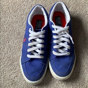 Men’s polo sneakers blue size 11.5
